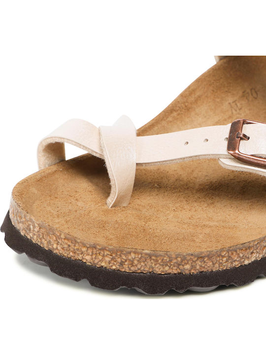 Mayari Birko-Flor Women's Anatomic Sandals Pearl White Narrow Fit