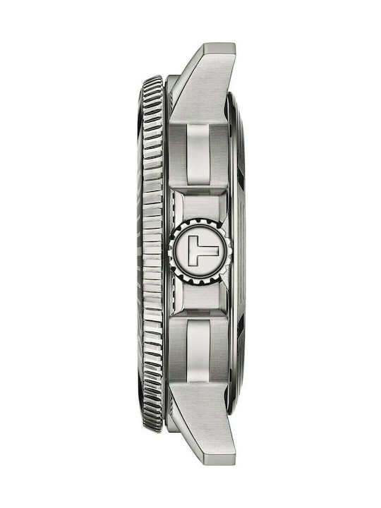 Tissot Seastar 1000 Powermatic 80 Men's Watch 43mm Automatic with Silver Metal Bracelet