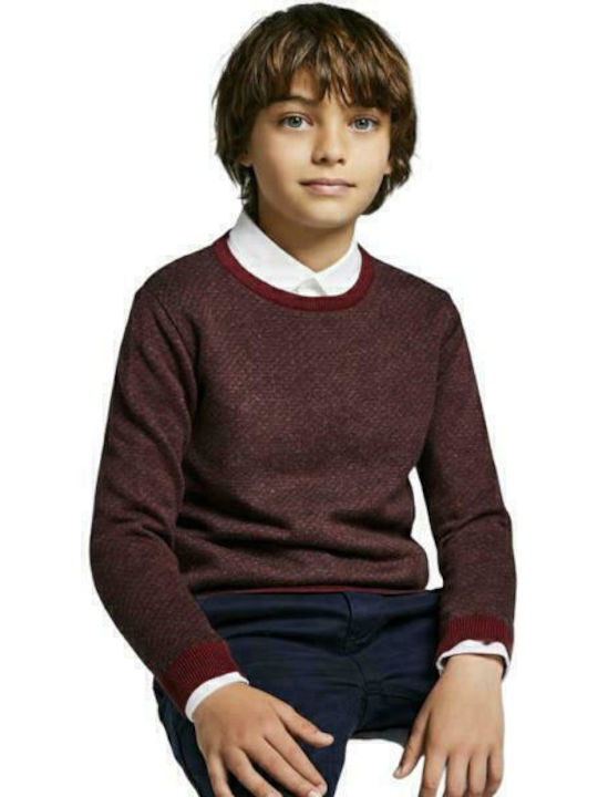 Kids' Shirt Long Sleeve Burgundy