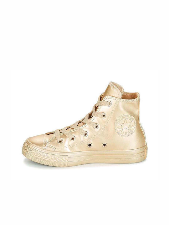 Converse Kinder-Sneaker Hoch Gold