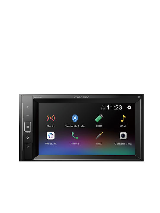 Pioneer Ηχοσύστημα Αυτοκινήτου 2DIN (Bluetooth/USB/AUX/WiFi) με Οθόνη Αφής 6.2"