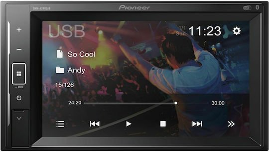 Pioneer Car Audio System 2 DIN (Bluetooth/USB/AUX/WiFi/GPS) with 6.2" Touch Screen
