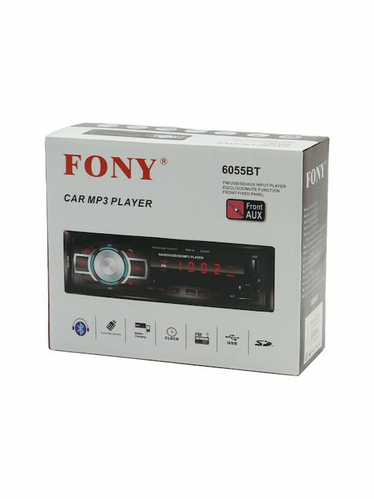 Sistem Audio Auto 1DIN (Bluetooth/USB)