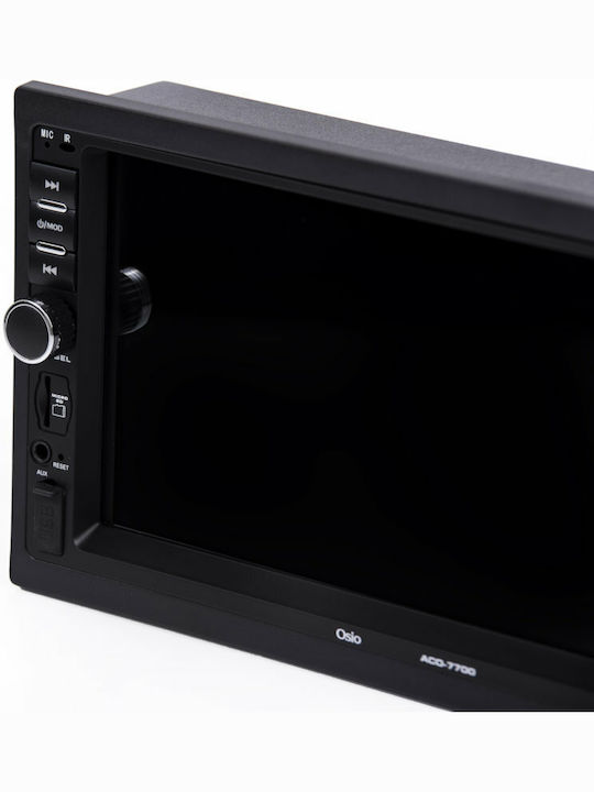Osio Car Audio System 2DIN (Bluetooth/USB/AUX) with Touch Screen 7"