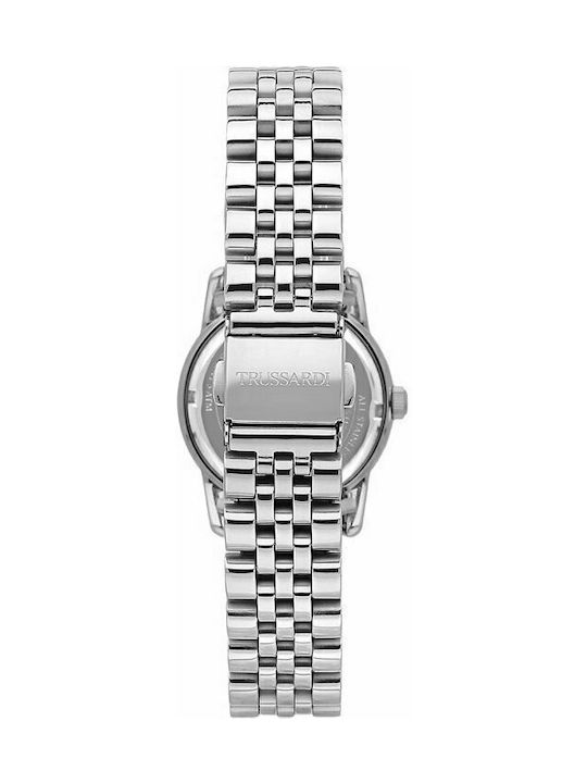 Trussardi T-Joy Дамски Часовник с Сребрист Метална Гривна