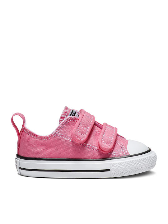 Converse Παιδικά Sneakers Chuck Taylor 2V C με Σκρατς Ροζ