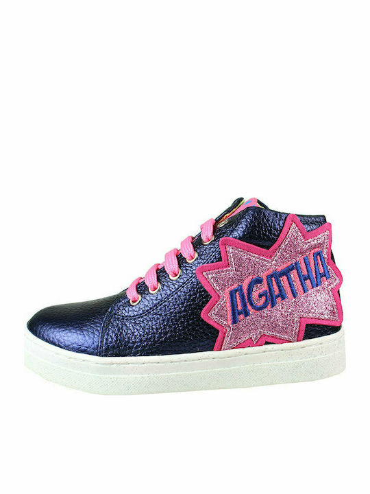 Kids Sneakers High Anatomic Navy Blue