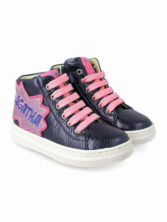 Kids Sneakers High Anatomic Navy Blue
