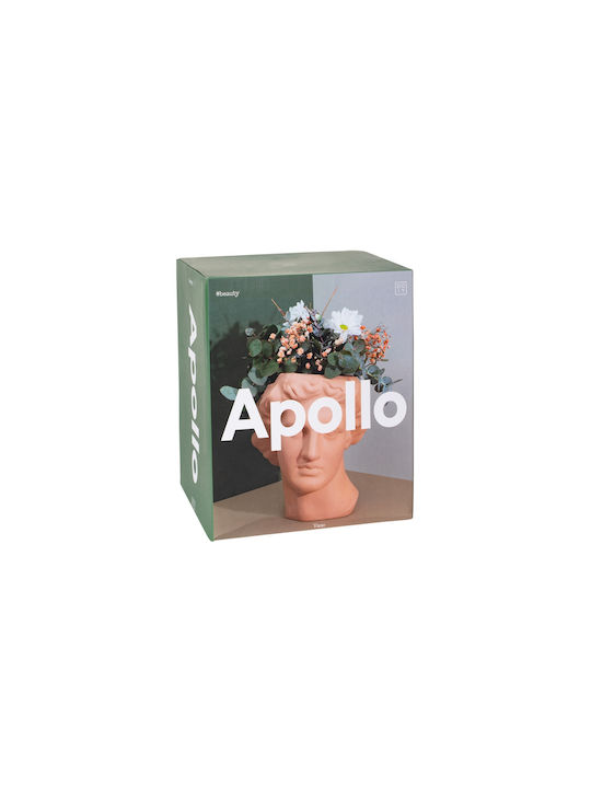 DOIY Διακοσμητικό Βάζο Keramik Apollon Terracota 16.5x7x20cm 1Stück