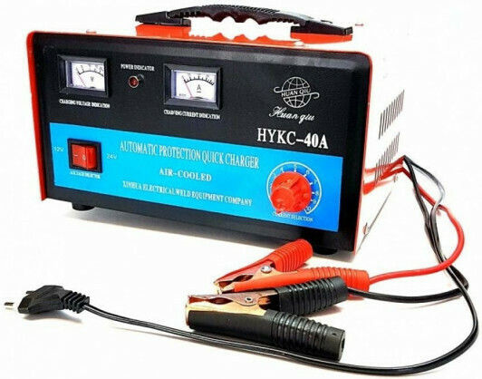 Car Battery Charger 12/24V 40A