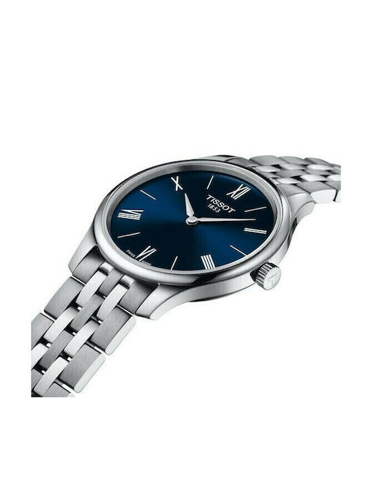 Tissot T-Classic Tradition 5.5 Women's Watch with Silver Metal Bracelet