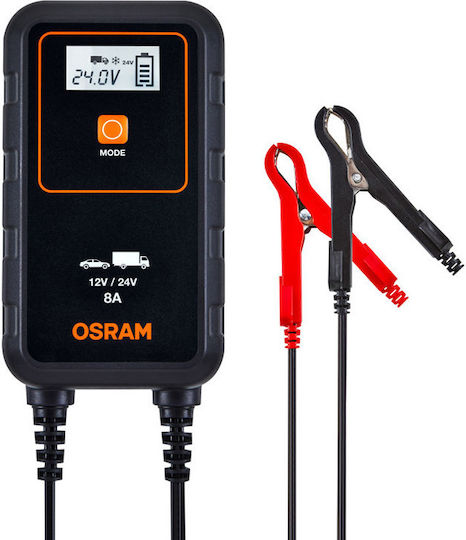 Osram BATTERYcharge 908 Φορτιστής Μπαταρίας Αυτοκινήτου 12/24V