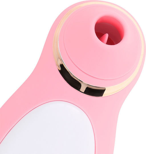 Ohmama Αναρροφητής με Δόνηση Clit Stimulating Vibrating Tongue Pink