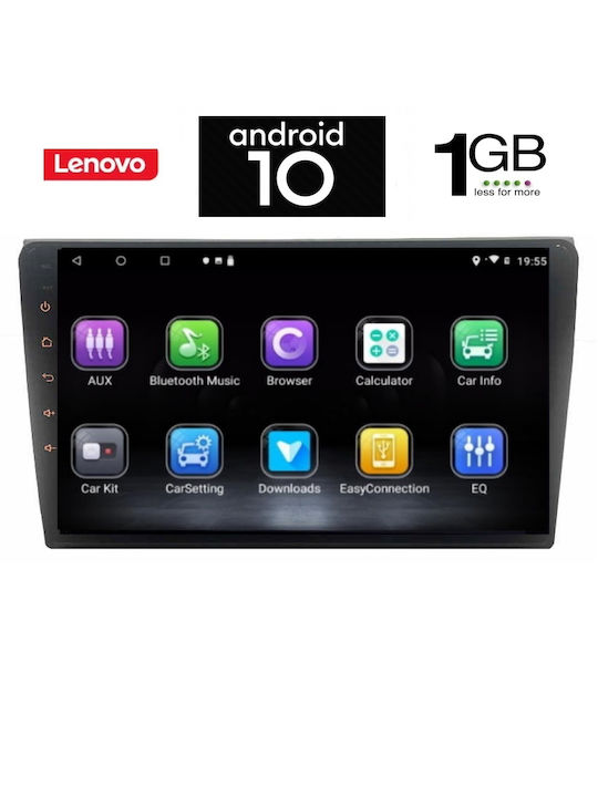 Lenovo Car Audio System for Seat Exeo Audi A4 2002-2008 (Bluetooth/USB/AUX/WiFi/GPS/Apple-Carplay/Android-Auto/CD) with Touch Screen 9"