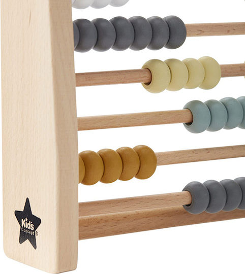 Kids Concept Άβακας Αριθμητήριο Άβακας από Ξύλο για 3+ Ετών