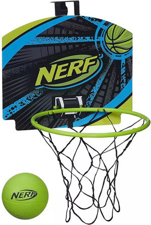 Hasbro Copii Baschet Spațiu interior και Exterior De Perete cu Minge Nerf Nerfoop