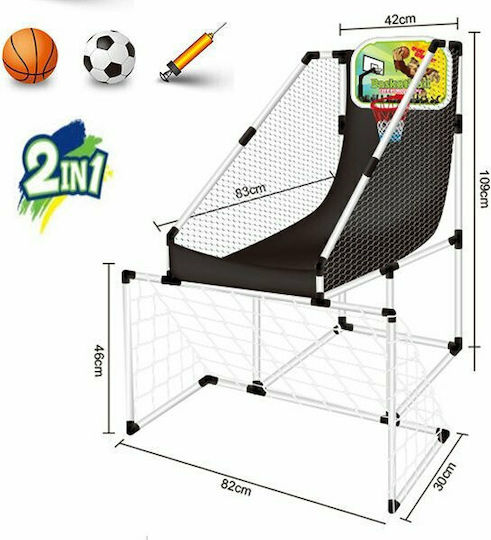 Outdoor Basketball Hoop with Stand & Ball