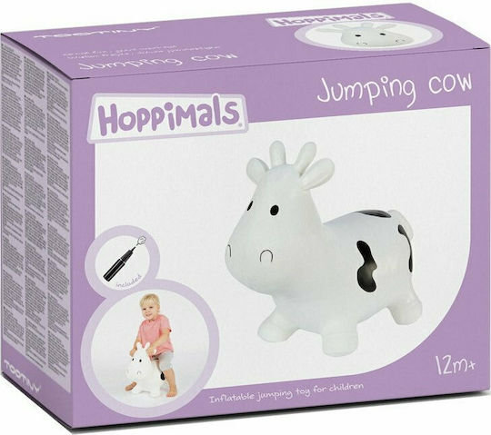 Hoppimals Hop Hop Cow for 1+ years Years White 27cm.
