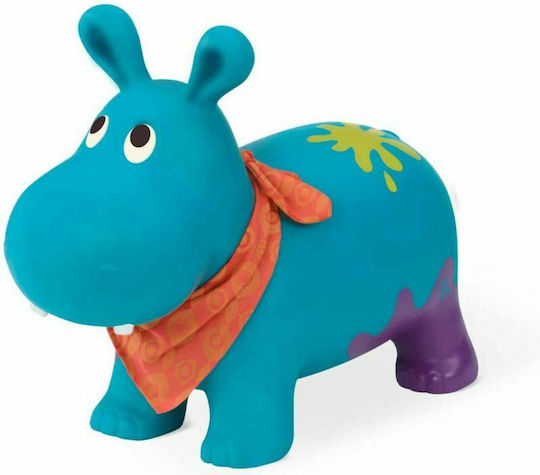B.Toys Hop Hop Hippopotamus Bouncy Boing Hippo for 1+ years Years Turquoise