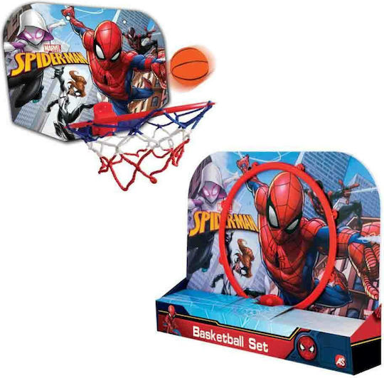 AS Indoor & Outdoor Over Door Basketball Hoop with Ball Spiderman