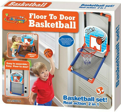 Indoor Over Door Basketball Hoop with Ball