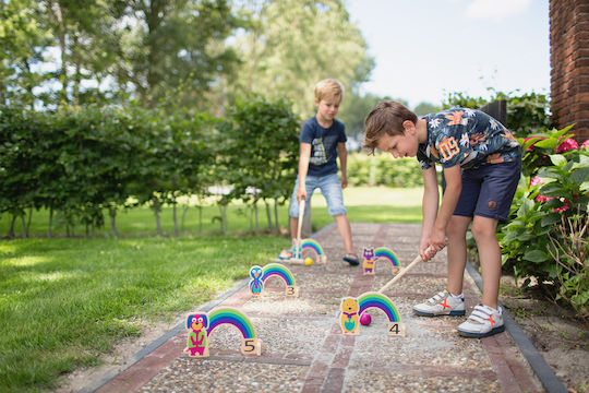 BS Toys Rainbow Outdoor Target Practice Game