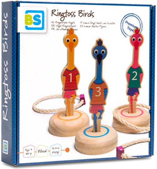 BS Toys Game Target Practice Indoor Ring Toss Birds