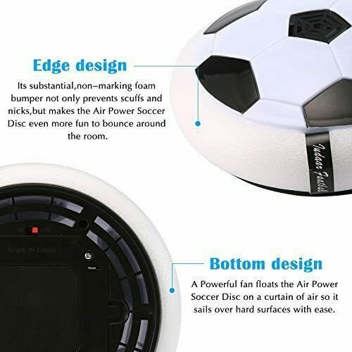 Mini Hovering Kids Ball Football White 15cm.