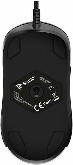Savio Gambit RGB Gaming Ποντίκι 12000 DPI Μαύρο