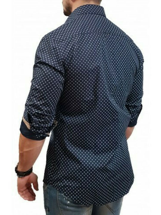 Vittorio Artist 202-176 Shirt Navy Blue