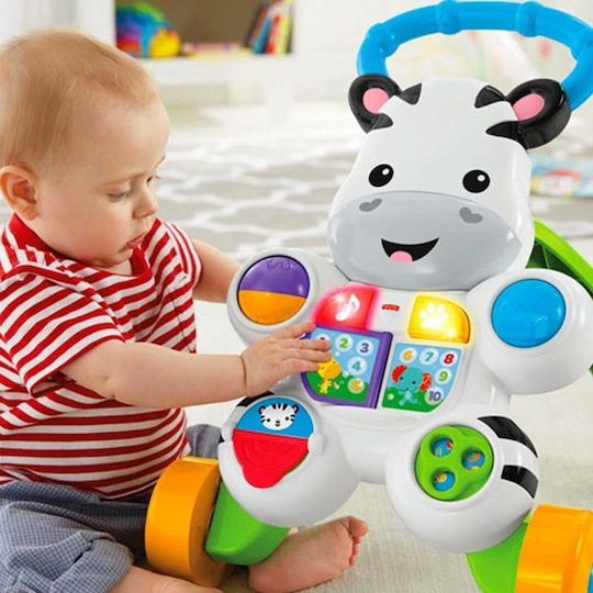 Fisher Price Zebra Animal for 6+ Months White
