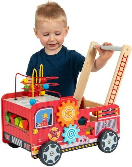 Ecotoys Fire Truck for 12+ Months Red