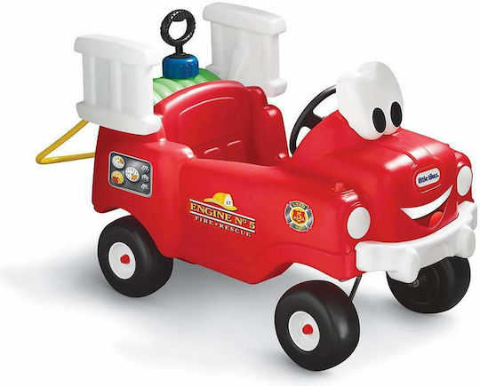 Little Tikes Spray & Rescue Fire Truck Lauflernhilfe Auto Ride On für 12++ Monate 616129 Rot