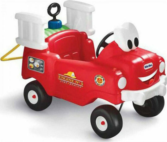 Little Tikes Spray & Rescue Fire Truck Lauflernhilfe Auto Ride On für 12++ Monate 616129 Rot