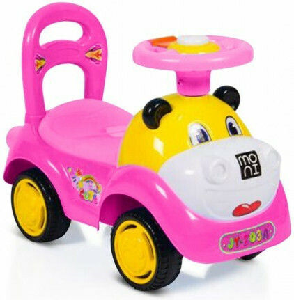 Moni Super Car Animal Ride On Pentru 12+ Luni Roz
