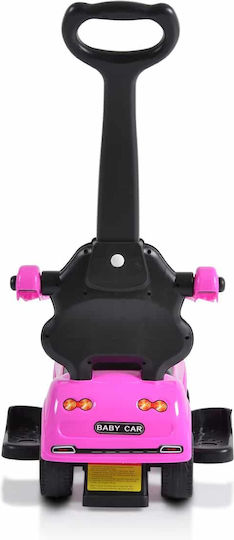 Moni Rider 308 Mașină Ride On Cu Mâner Pentru Părinți Pentru 12+ Luni Fuchsia
