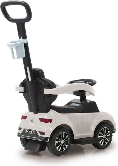 Jamara Push Car VW T Roc Проходилка Количка Ride On с Дръжка за 12++ Месеца 460463 Бяла
