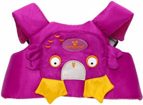 Cangaroo Owl Ζωάκι με Ιμάντα Στήριξης για 6+ μηνών Ροζ