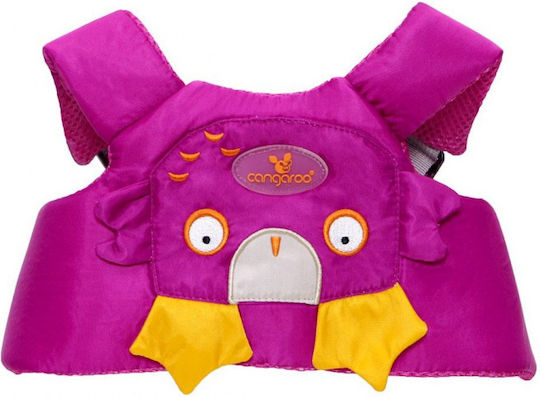 Cangaroo Owl Ζωάκι με Ιμάντα Στήριξης για 6+ μηνών Ροζ