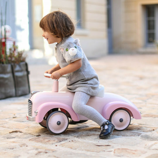 Baghera Speedster Baby Walker Car Ride On for 12++ Months B116882 Pink