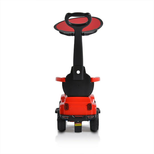 Moni Police Car Ride On with Parental Handle for 12+ Months Red