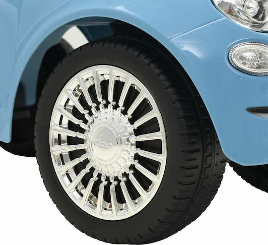 vidaXL Количка Fiat 500 Езда На За 12+ Месеца Синя