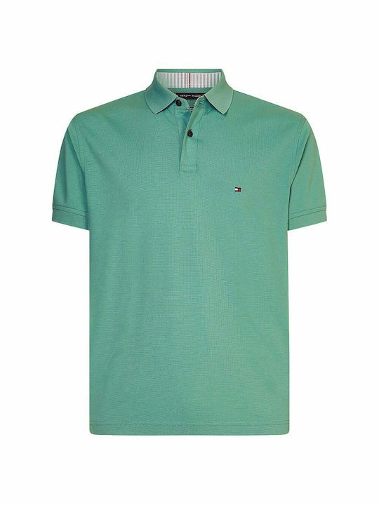 Tommy Hilfiger Ανδρικό T-shirt Polo Πράσινο
