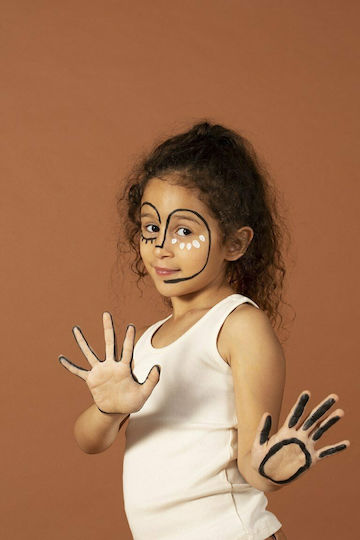 Nailmatic Skin Painting Set Tattoopen With Booklet Brown, Black, White Children's Makeup