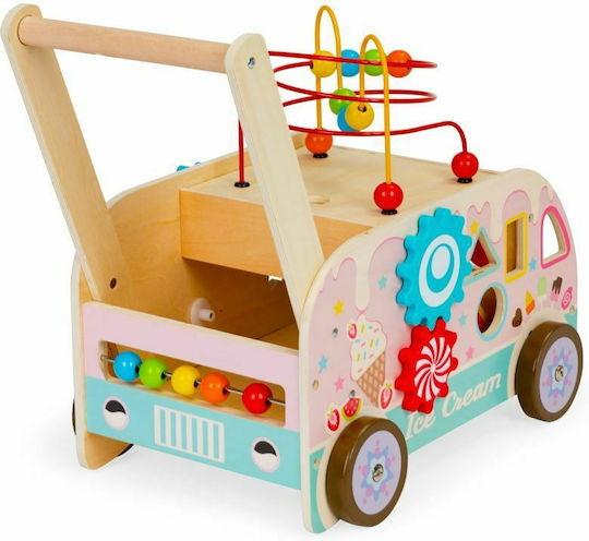 Ecotoys Eiscreme-Verkauf aus Holz Für 3+ Jahre 12Stück
