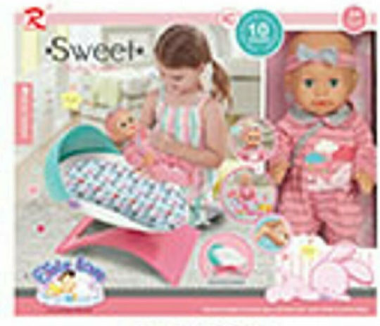 Cangaroo Set Papușă Bebe Pentru 3+ Ani 36 Cm