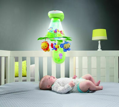 Fisher Price Μόμπιλε Κούνιας με Μουσική Rainforest Grow για Νεογέννητα