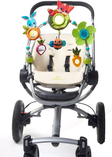 Tiny Love Bar Light Toy for Crib and Stroller with Teether and Mirror Sunny Take Along Arch for 0++ Months