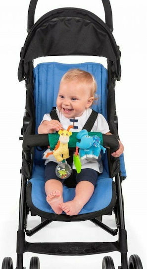 Chicco Anhänger Spielzeug für Auto mit Beißring Stroler Frind Gilby and Eli