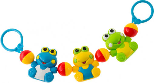 Akuku Αλυσίδα Κούνιας και Καροτσιού Happy Frog για 3+ Μηνών